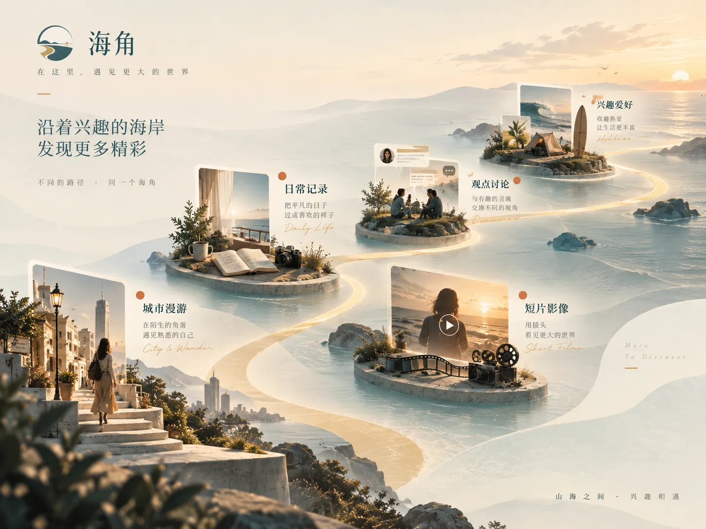 人物生活记录主题画面